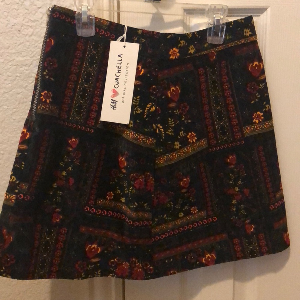 Fall velvet skirt